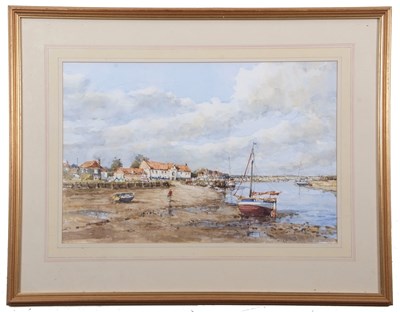 Lot 691 - John Sutton (b.1935), Burnham Overy Staithe,...