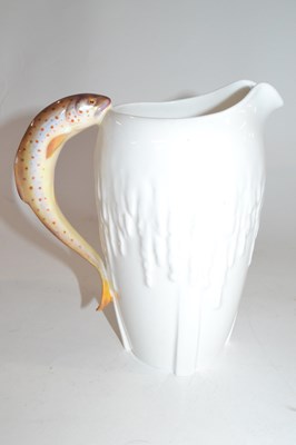 Lot 283 - An unusual Royal Worcester jug made for Asprey...