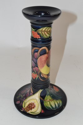 Lot 290 - A Moorcroft candlestick in a modern design,...