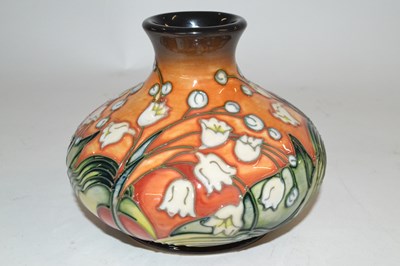 Lot 292 - A Moorcroft squat vase in the Lily of the...