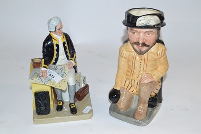 Lot 303 - A Royal Doulton model of Captain Cook, HN2889...