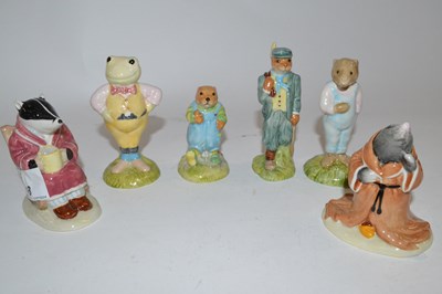 Lot 318 - Group of Royal Albert figures of The Badger,...