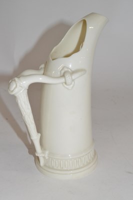 Lot 326 - An early 20th Century Worcester jug of tusk...