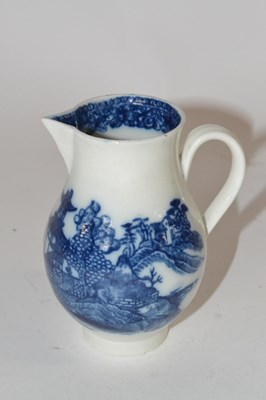 Lot 330 - A Caughley porcelain sparrow beak jug circa...