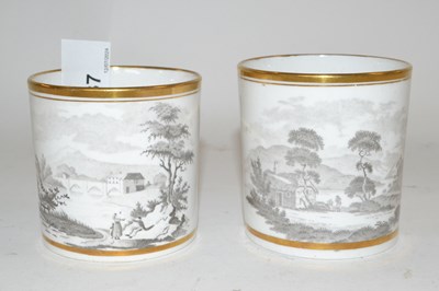Lot 337 - Two early 19th Century English bat printed...