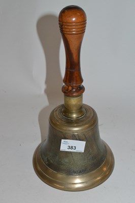 Lot 383 - A brass bell