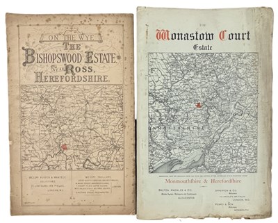 Lot 546 - ONE PACKET: Two sets of sales particulars fo...