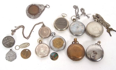 Lot 456 - Mixed lot of pocket watches to include two...