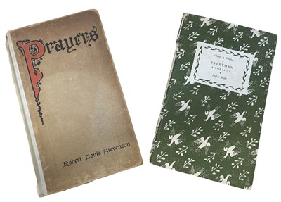 Lot 491 - PRAYERS AND POETRY: 2 Titles: ROBERT LOUIS...