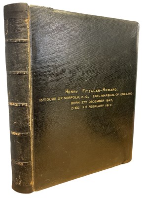 Lot 343 - HENRY FITZALAN-HOWARD. 15TH DUKE OF NORFOLK, K....