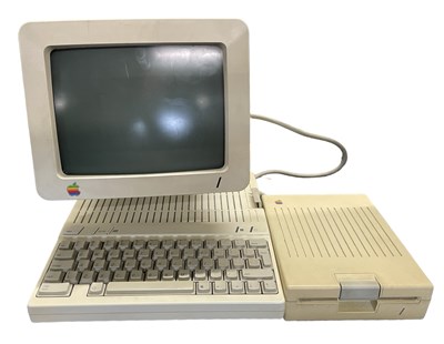 Lot 353 - A 1986 Apple IIc home computer system,...
