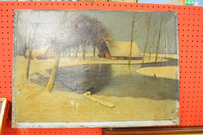 Lot 351 - Continental School (19th/20th century), Winter...