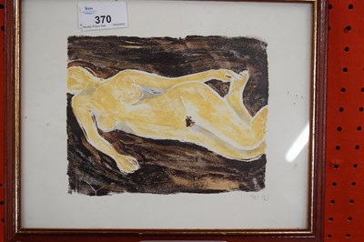 Lot 370 - AR Tessa Newcombe (b. 1955), Reclining nude,...