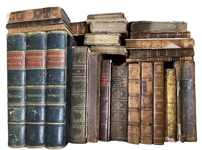 Lot 431d - ONE BOX: Various antiquarian bindings a/f