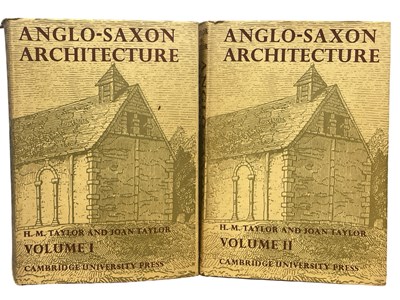 Lot 39 - HM TAYLOR AND JOAN TAYLOR: ANGLO-SAXON...