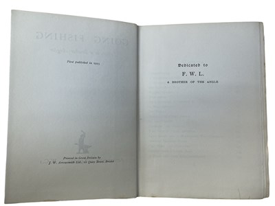 Lot 129 - GOING FISHING: LETTERS TO A BROTHER ANGLER,...