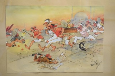 Lot 206 - Mitrich, signed and dated 1922, pen, ink and...