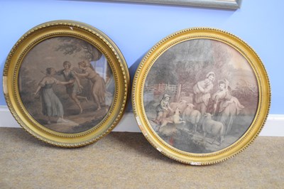 Lot 207 - After Angelica Kauffman, 'Blind Man's Bluff',...