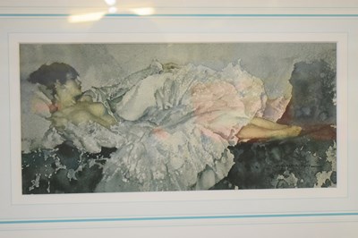Lot 288 - Sir William Russell Flint, Reclining female,...