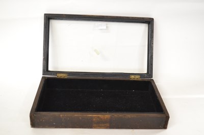 Lot 458 - A small table top display cabinet of...