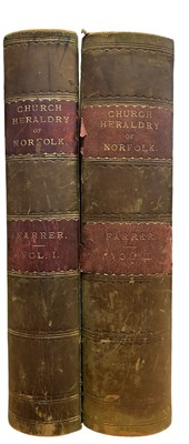 Lot 22 - THE REV EDMUND FARRER: THE CHURCH HERLADRY OF...