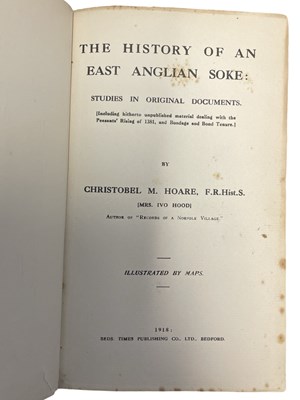 Lot 9 - CHRISTOBEL M HOARE: THE HISTORY OF AN EAST...