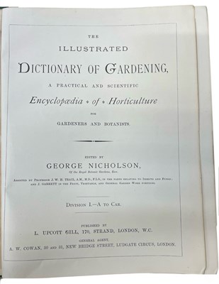 Lot 79 - GEORGE NICHOLSON: THE ILLUSTRATED DICTIONARY...