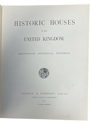Lot 47 - HISTORIC HOUSES OF THE UNITED KINGDOM -...