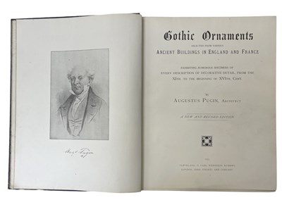 Lot 42 - AUGUSTUS PUGIN: GOTHIC ORNAMENTS SELECTED FROM...