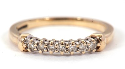 Lot 57 - A 14ct diamond ring, set with small round...