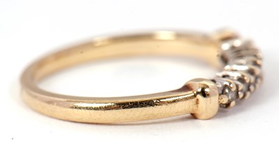 Lot 57 - A 14ct diamond ring, set with small round...