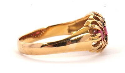 Lot 69 - An early 19th century ruby and diamond ring,...