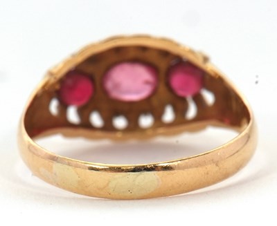Lot 69 - An early 19th century ruby and diamond ring,...
