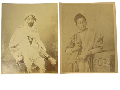 Lot 880 - A pair of vintage photographs depicting Arab...