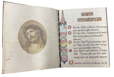 Lot 11 - THE LITANY: A beautifully hand-rendered...