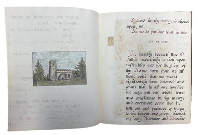 Lot 11 - THE LITANY: A beautifully hand-rendered...