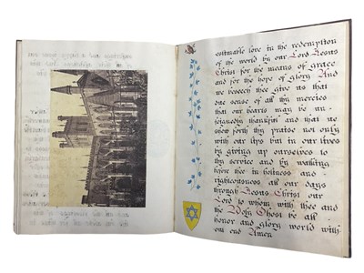 Lot 11 - THE LITANY: A beautifully hand-rendered...