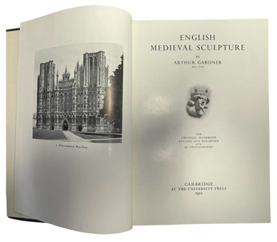 Lot 31 - ARTHUR GARDNER: ENGLISH MEDIEVAL SCULPTURE,...