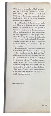Lot 15 - DONALD McCORMICK: TEMPLE OF LOVE, London,...