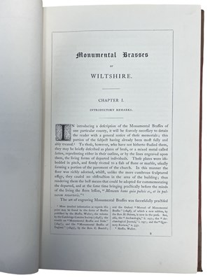 Lot 33 - EDWARD KITE: THE MONUMENTAL BRASSES OF...
