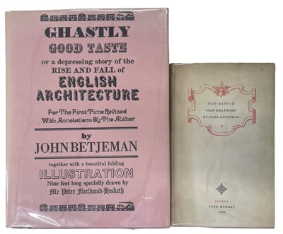 Lot 674 - JOHN BETJEMAN: 2 Titles: NEW BATS IN OLD...