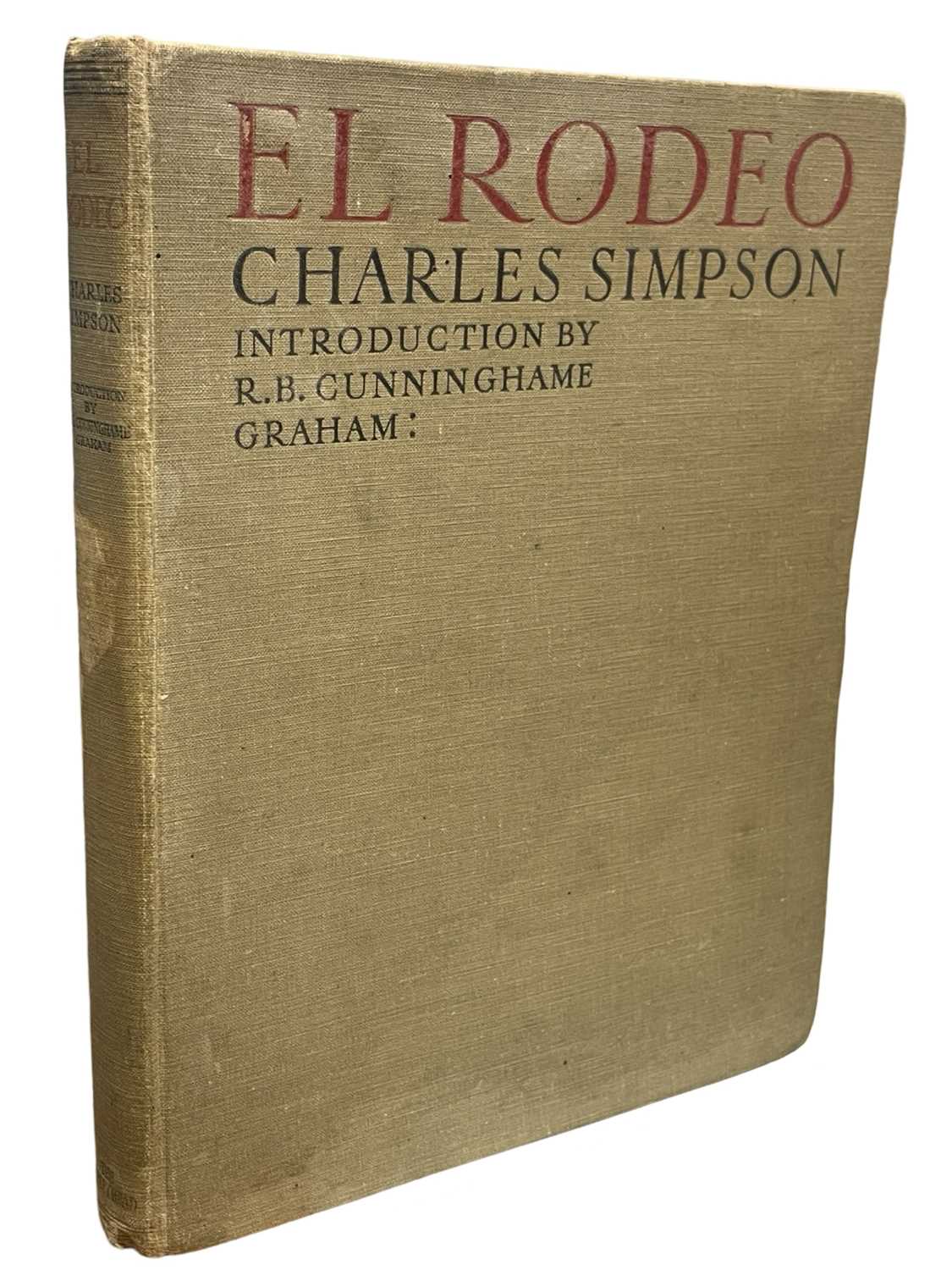 Lot 82 - CHARLES SIMPSON: EL RODEO - ONE HUNDRED...
