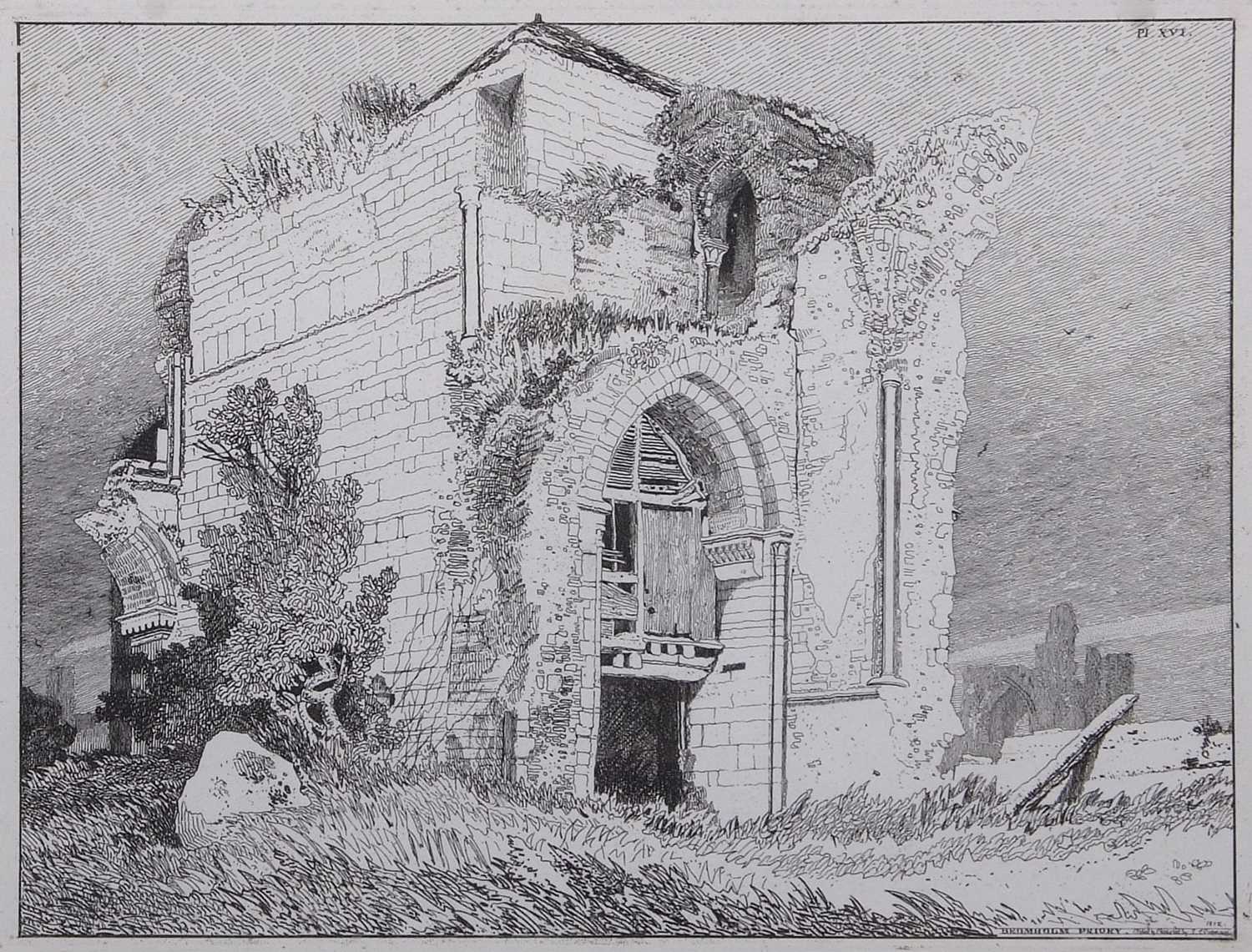 Lot 510 - John Sell Cotman (1782-1842), 'Bromholm Priory'...