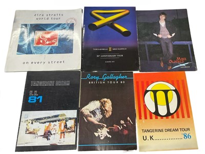 Lot 186 - A collection of vintage tour programmes with...
