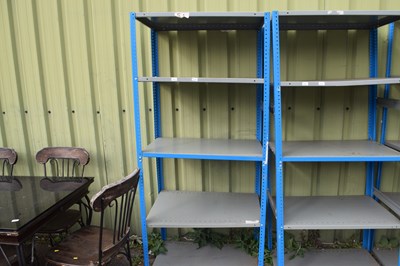 Lot 1148 - Metal garage racking