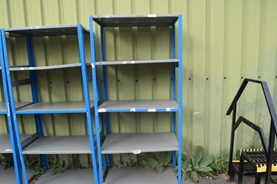 Lot 1146 - Metal garage racking