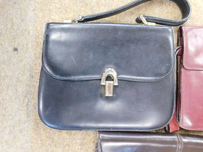Lot 131 - Three vintage Gucci bags: to include a...