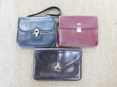 Lot 131 - Three vintage Gucci bags: to include a...