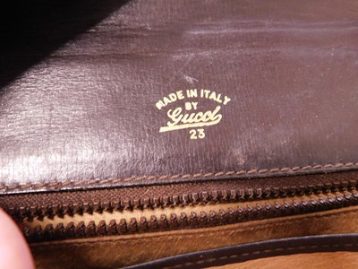 Lot 131 - Three vintage Gucci bags: to include a...