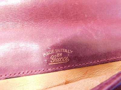 Lot 131 - Three vintage Gucci bags: to include a...